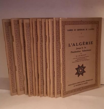 null BOURGET, Jean-Marie, Cahiers du centenaire de l'Algérie, Paris, Publications...