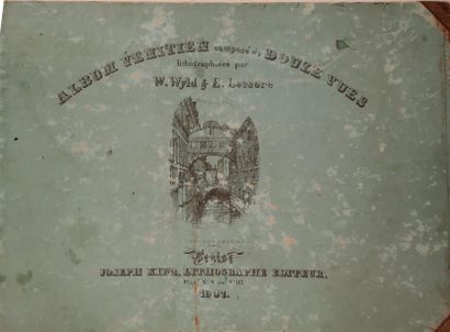 null WYLD, , William, et LESSORE, Émile 

Album vénitien composé de douze vues lithographiées,...