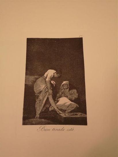 null [GOYA,] Los Caprichos de Francisco Goya, Paris, Jean de Bonnot, s.d. [1970].

Portfolio...