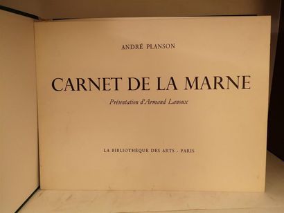 null PLANSON André, Carnet de la Marne, présentation d'Armand Lanoux, Paris, Bibliothèque...