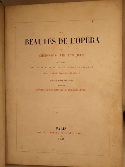 null GIRALDON, J. B. (dir.), Les Beautés de l'opéra ou chefs-d'oeuvre lyriques, Paris,...