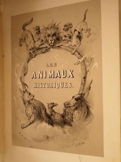 null FOURNIER, Ortaire, Les Animaux historiques, Paris, Carrier et Desesserts, 1845.

Un...