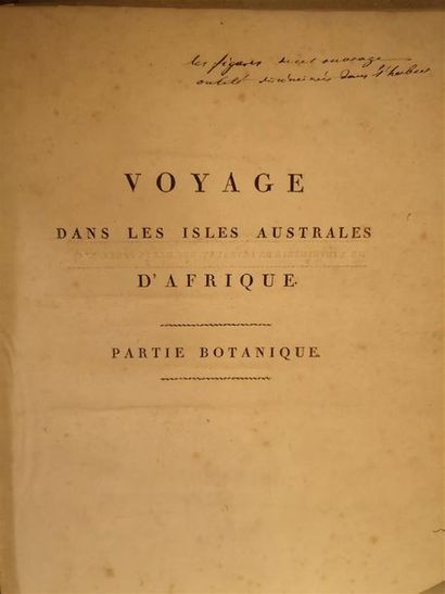 null Deux ouvrages de botanique :

 Mutel, Auguste, Flore française destinée aux...