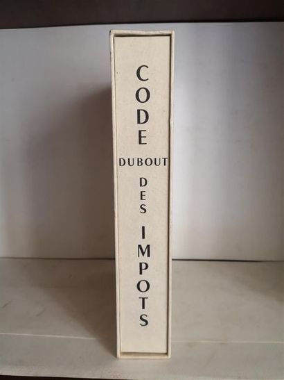 null [DUBOUT] Code général des impôts, Paris, Gonon éditeur, 1958.

Un volume grand...