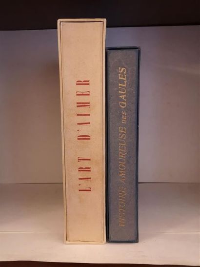 null Deux volumes en feuilles des éditions Athéna, illustrés par DERAMBURE sur grand...
