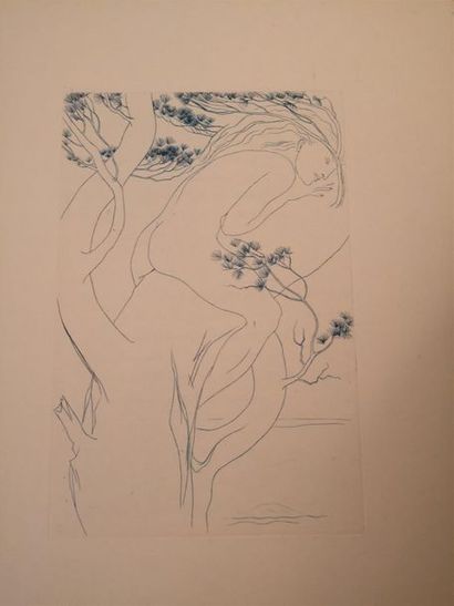 null [SAPPHO/SAUVAGE] Sappho, quatorze burins par Espérance, Paris, Éditions du Raisin...