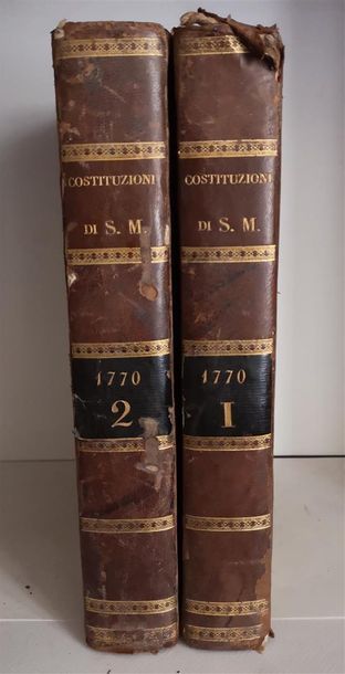 Leggi e constituzioni di sua Mesta/Loix et...