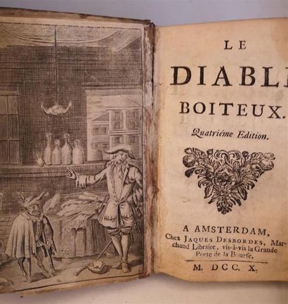 null Anonyme [LESAGE, Alain-René], Le Diable boiteux, quatrieme edition, Amsterdam,...