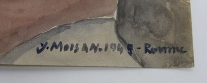 null Yves MOISAN (1908-1976).

Maison à Roanne.

Aquarelle sur papier, signée en...