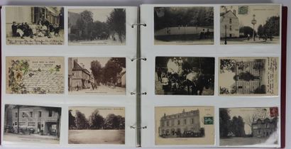 null Remarquable collection de 306 cartes postales anciennes sur Pougues-les-Eaux,...