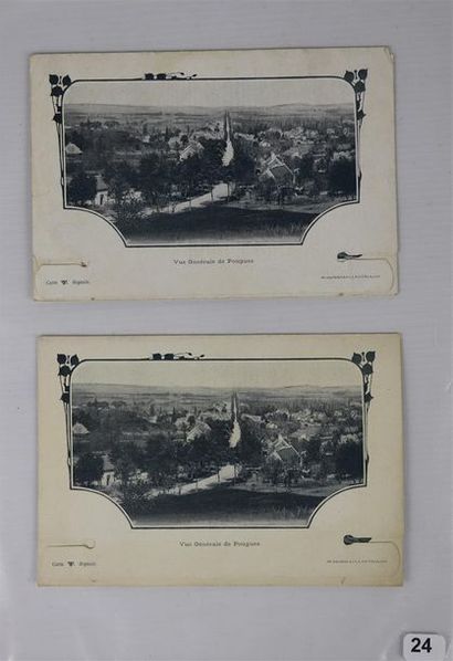 Deux cartes postales - guides de Pougues-Les-Eaux,...