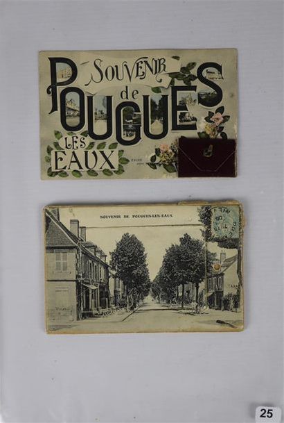 Deux cartes postales anciennes, souvenir...