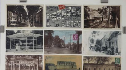 null Ensemble de 12 cartes postales anciennes figurant Pougues-les-Eaux, la villa...