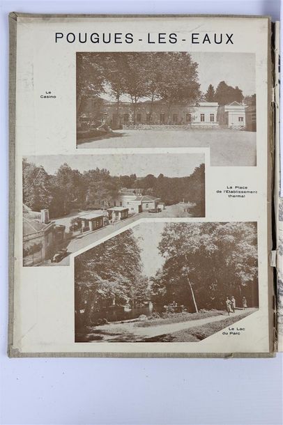 null Album de l'internat 1932-1933, offert par la compagnie des eaux de Pougues et...