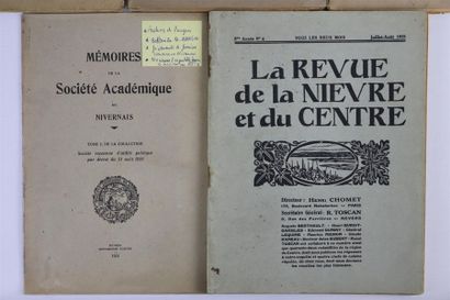 null Alfred MASSE.

Mémoires de la société académique du nivernais.

Tome 33 de 1931,...