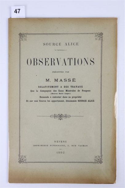 Alfred MASSE.

Source Alice.

Observations...