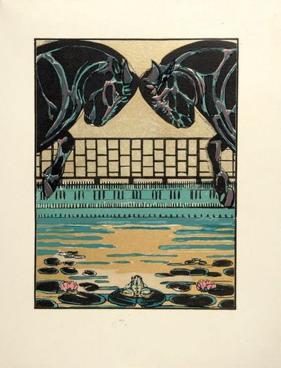 LA FONTAINE (Jean de) Fables. S. l. [Lausanne], Gonin & Cie, Éditeurs, 1929. In-4°...