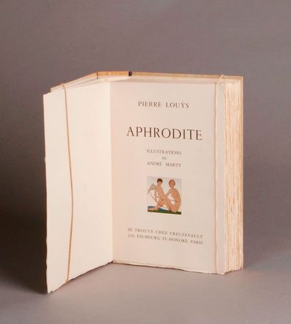 LOUYS (Pierre) Aphrodite. Paris, Se trouve chez Creuzevault, s. d. [1936]. Grand...
