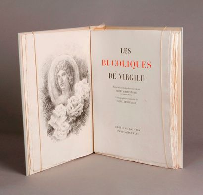VIRGILE Les Bucoliques. Traduction par Henry Charpentier. Paris, Éditions Galatea,...