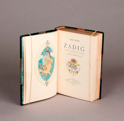 VOLTAIRE Zadig. Paris, Librairie des Amateurs - A. Ferroud & F. Ferroud, 1924. Petit...