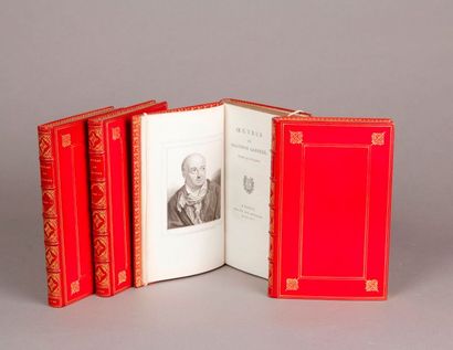 GESSNER (Salomon) OEuvres. A Paris, Chez Ant.
Aug. Renouard, 1795. 4 volumes in-12,...