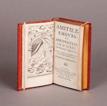 LE PAYS (René) Amitiez, amours, et amourettes. A Paris, Chez Charles de Sercy, 1672....