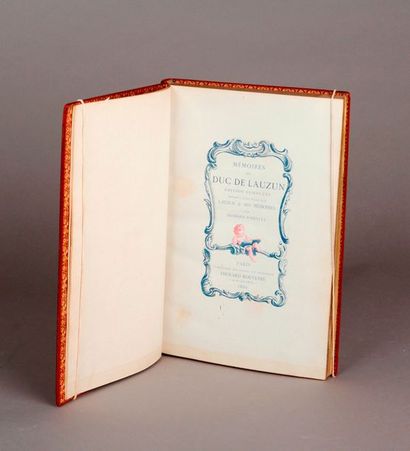 LAUZUN (Armand Louis de GONTAUT, duc de) Mémoires. Paris, Librairie Ancienne et Moderne
Édouard...