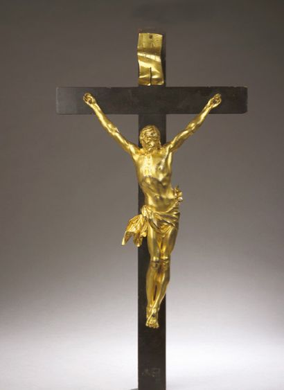 ITALIE DU NORD ou ALLEMAGNE DU SUD, début du XVIIIe siècle Crucifixion, d'après un...