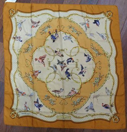 null Two Hermes scarves and two Christian Dior scarves