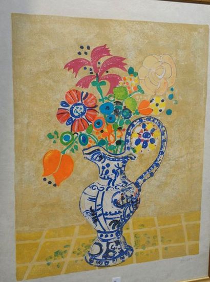 null Paul AIZPIRI (1919-2016)

Bouquets de fleurs. Deux lithographies.
