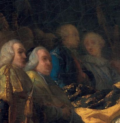 Gabriel François DOYEN (1726 - 1806) Louis XVI reçoit à Reims, après son sacre, les...