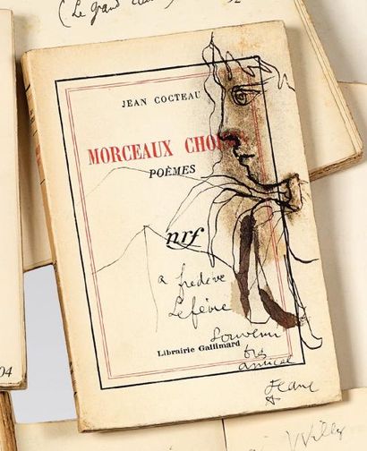 COCTEAU (Jean) Morceaux choisis. Poëmes. Paris, N.R.F., 1932. Un des 30 exemplaires...
