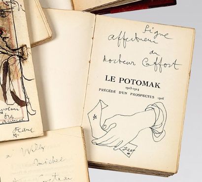 COCTEAU (Jean) Le Potomak. 1913-1914. Texte définitif. Paris, Stock, 1924; in-12...