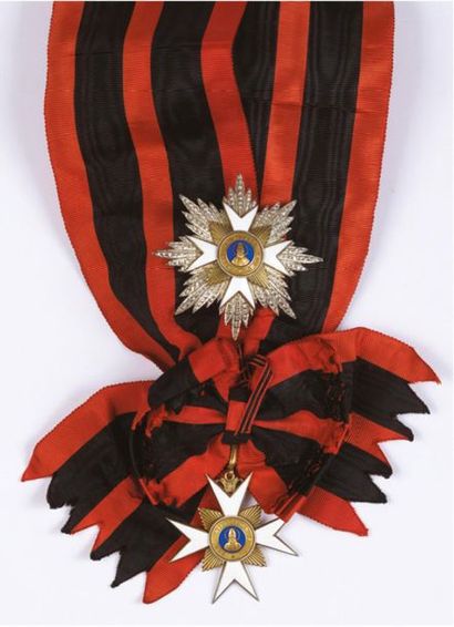 null VATICAN Ensemble de Grand-Croix de l'Ordre de Saint-Sylvestre.
Argent, fabrication...