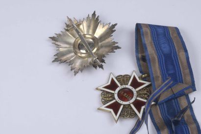 null ROMANIA Set consisting of Commander's Star and Grand Officer's Plaque of the...