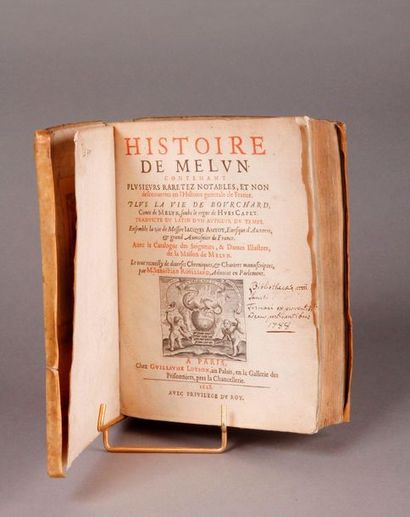null [Histoire de Melun, 1628]. ROUILLARD (Sébastien).
Histoire de Melun contenant...