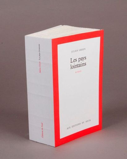 GREEN (Julien). Faraway lands. Novel. Published by Editions Du Seuil (1987); fort...