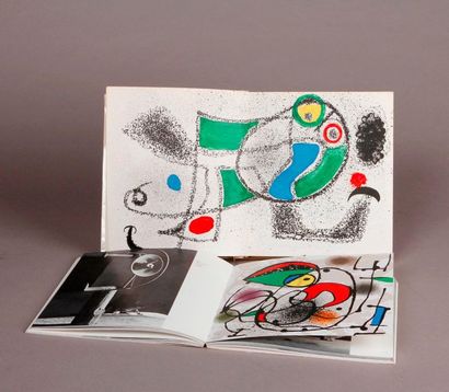 MIRÓ (Joan). Two catalogues of Miro's exhibition at the Maeght Foundation in Saint...