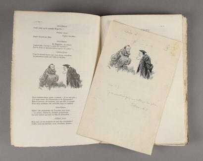 Albert ROBIDA illustrateur Thélème, un prologue et quatre actes en vers par Maurice...