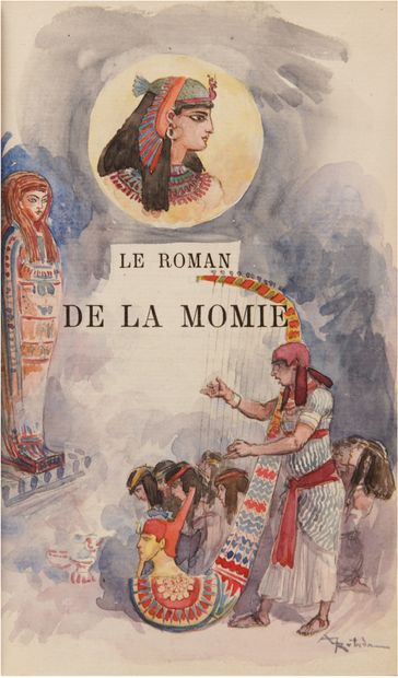 Albert ROBIDA illustrateur Le Roman de La Momie par Théophile Gautier. Nouvelle Edition....