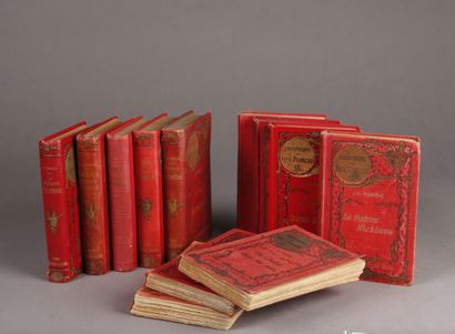 Albert ROBIDA 12 volumes published by Armand Collin (early 20th century). In-12,...