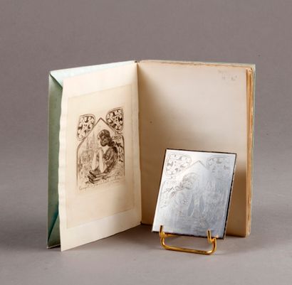 [Albert ROBIDA] Parisian Calendar. Text by Hugues Le Roux. Thirteen lithographs by...