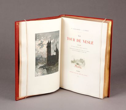 Albert ROBIDA illustrateur La Tour de Nesle, drama in five acts and nine tableaux...