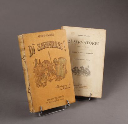Albert ROBIDA illustrateur (Deux volumes). Di Servitores (Dieux sauveurs). Roman...