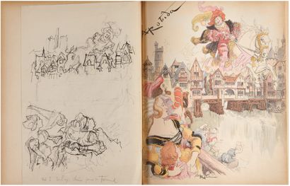 Albert ROBIDA et divers illustrateurs L'Album, Les Maitres de la Caricature. Paris,...