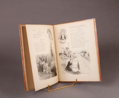 Albert ROBIDA illustrateur Trois Femmes pour un Epoux, conte birman par Louis Vossion....