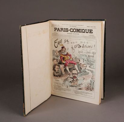 [Albert ROBIDA] Paris Comique. Director Carlo
Gripp. From n°1 of January 1, 1870...