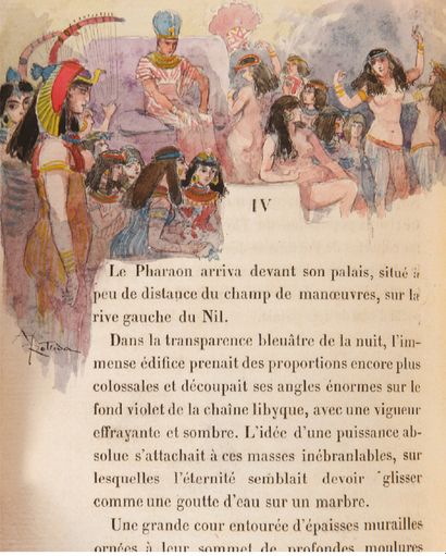 Albert ROBIDA illustrateur Le Roman de La Momie par Théophile Gautier. Nouvelle Edition....