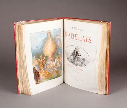 Albert ROBIDA illustrateur OEuvres de Rabelais. Edition conforme aux derniers textes...