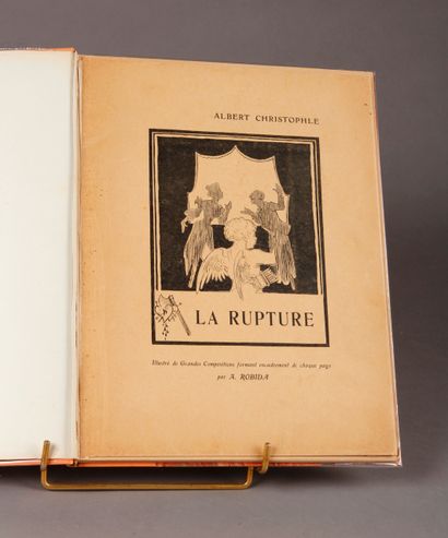 Albert ROBIDA illustrateur La Rupture, tales in verse by Albert Christophle. Illustrated...